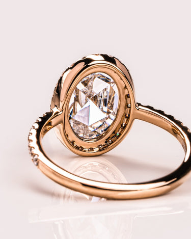Ready to Ship - Rosalie - Rose Oval - Zen Moissanite