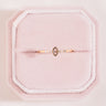Ready to Ship - Smoky Quartz & Lab - Diamond Ring - Zen Moissanite