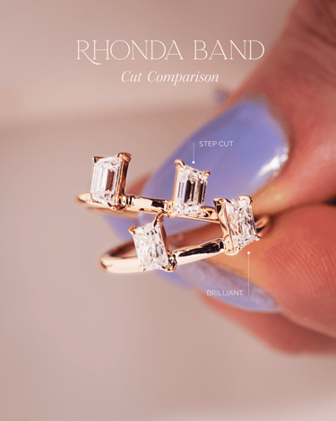Rhonda Band - Zen Moissanite