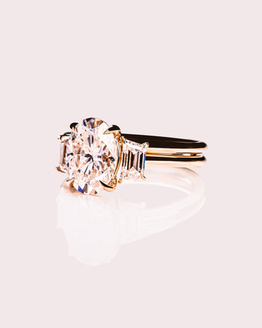 Rhonda Band - Zen Moissanite