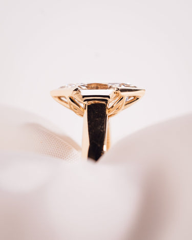 Rowen - Elongated Hexagon - Zen Moissanite