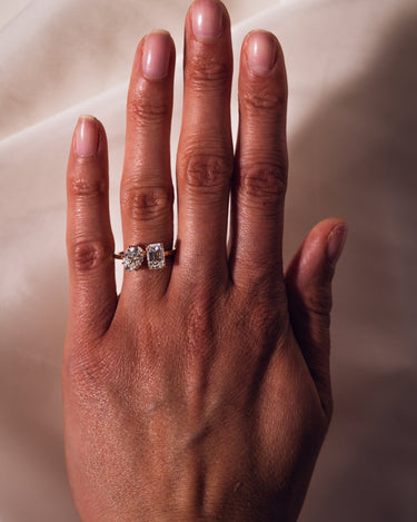 Tiana - Oval & Emerald - Zen Moissanite