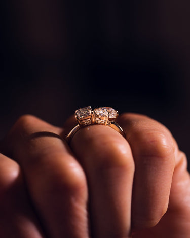 Tiana - Oval & Emerald - Zen Moissanite