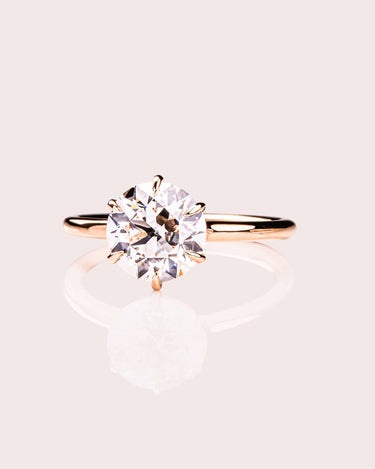 Veronica - Round Lab - Diamond - Zen Moissanite