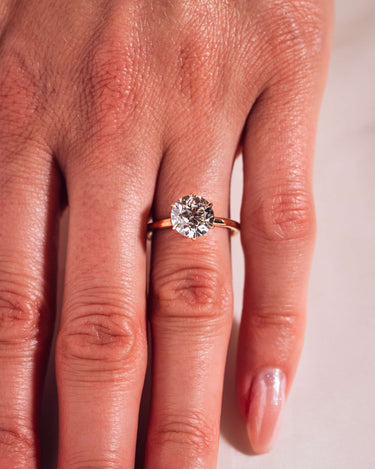 Veronica - Round Lab - Diamond - Zen Moissanite