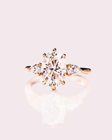 Vicky - Oval & Pear - Zen Moissanite