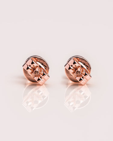 Annie - Bezel Earrings - Zen Moissanite