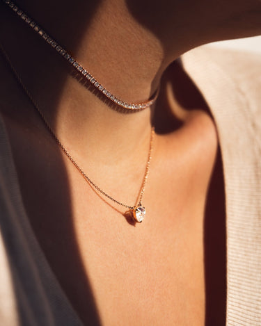 Paris - Heart Pendant - Zen Moissanite