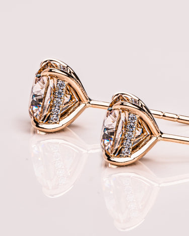 Zhavia - Cushion (Champagne) - Zen Moissanite